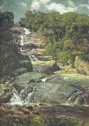Nicolas-Antoine Taunay Small Cascade in Tijuca oil painting reproduction